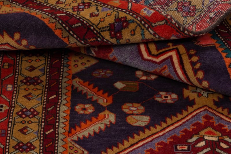 Handknuten Persisk Matta 102x312 cm - Mörkblå/Röd - Orientaliska mattor - Persisk matta