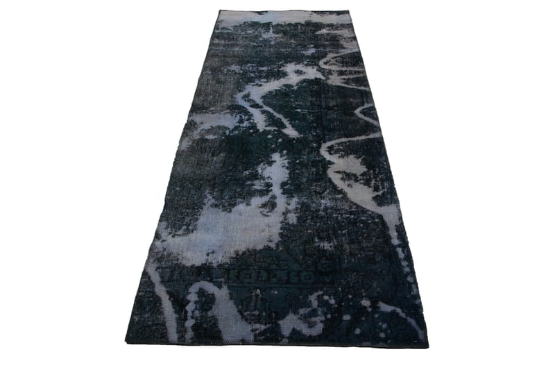 Handknuten Persisk Matta 88x263 cm Vintage - Blå/Grön - Orientaliska mattor - Persisk matta