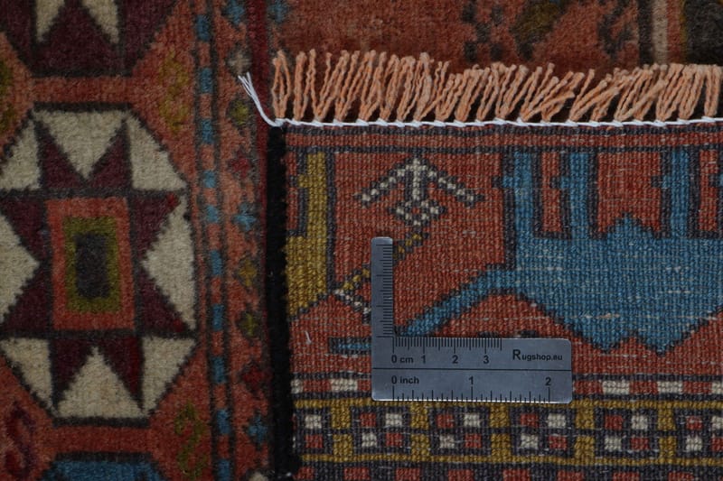 Handknuten Persisk Matta 81x180 cm - Koppar/Grön - Orientaliska mattor - Persisk matta