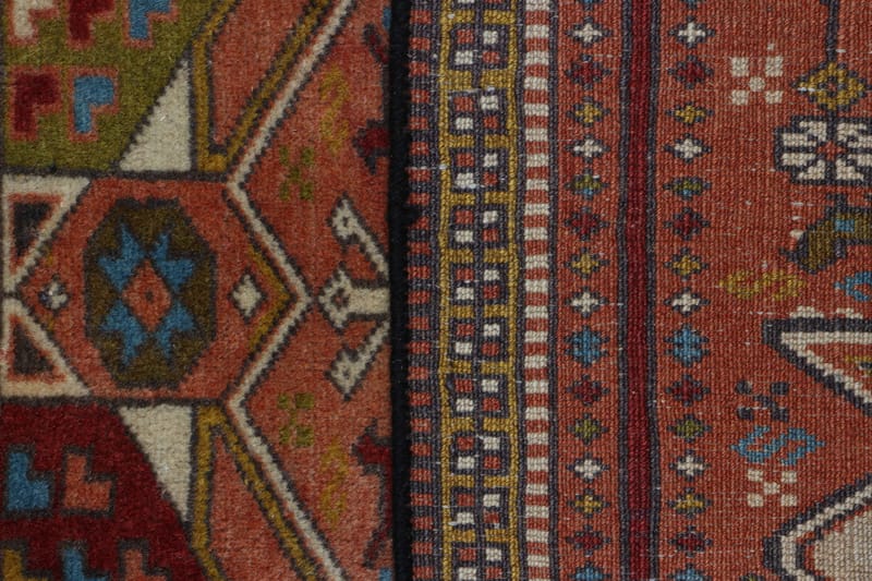 Handknuten Persisk Matta 81x180 cm - Koppar/Grön - Orientaliska mattor - Persisk matta