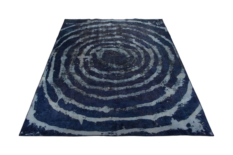 Handknuten Persisk Matta 257x348 cm Vintage - Blå/Mörkblå - Orientaliska mattor - Persisk matta