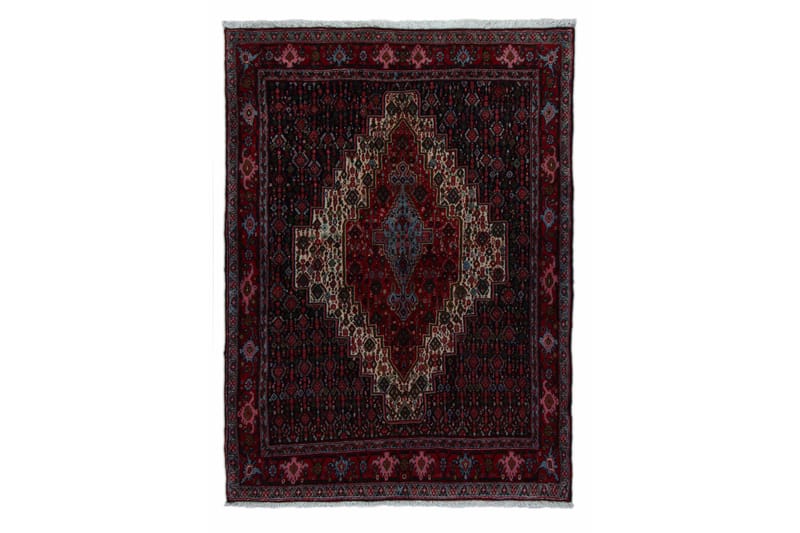 Handknuten Persisk Matta 132x181 cm - Mörkblå/Röd - Orientaliska mattor - Persisk matta