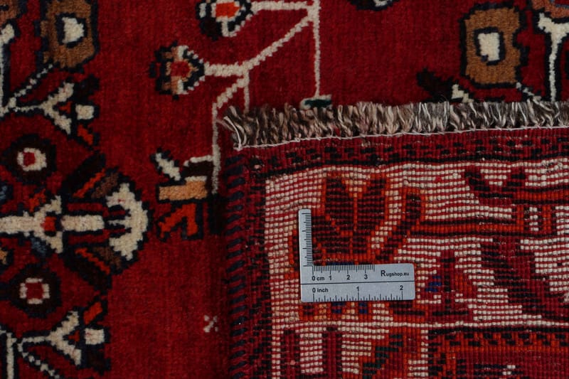 Handknuten Persisk Matta 118x177 cm - Röd/Beige - Orientaliska mattor - Persisk matta