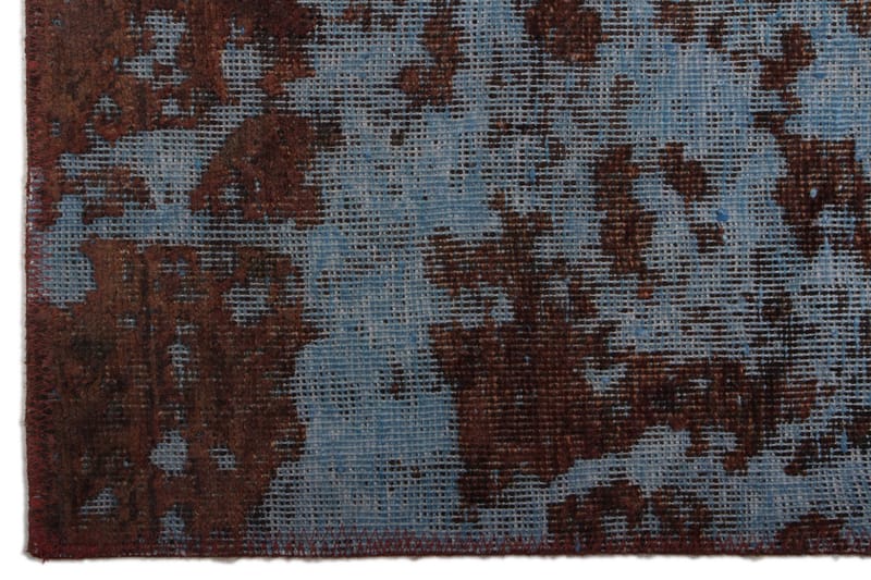 Handknuten Persisk Matta 123x190 cm Vintage - Blå/Brun - Orientaliska mattor - Persisk matta