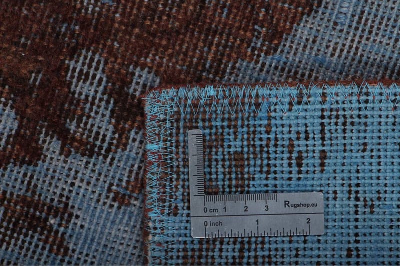 Handknuten Persisk Matta 123x190 cm Vintage - Blå/Brun - Orientaliska mattor - Persisk matta