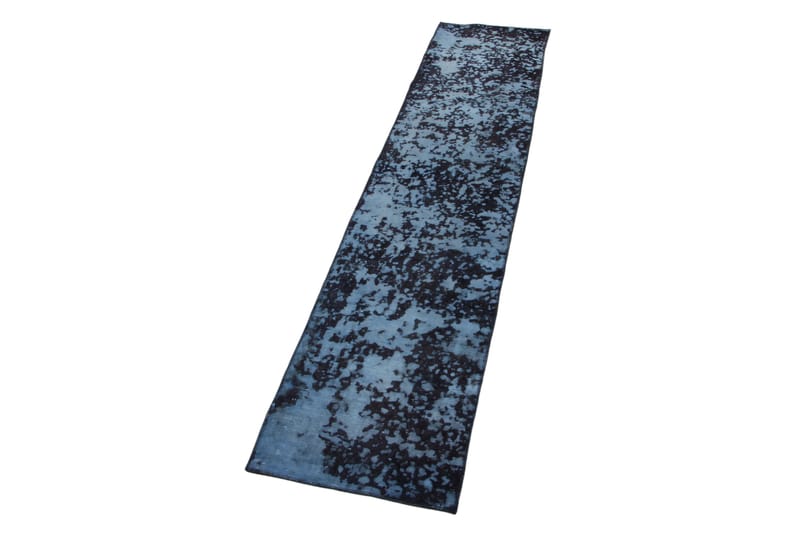 Handknuten Persisk Matta 77x355 cm Vintage - Blå/Mörkblå - Orientaliska mattor - Persisk matta