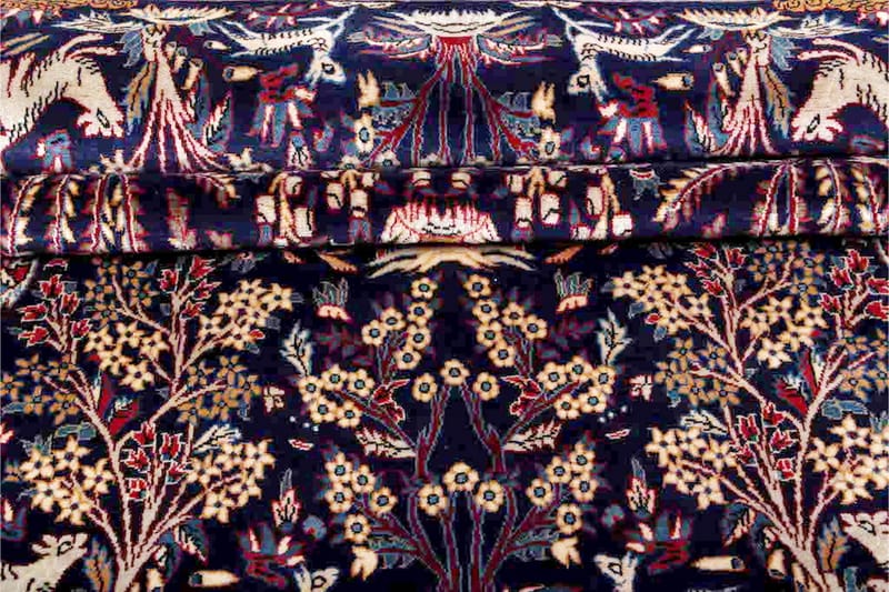 Handknuten Persisk Matta 160x303 cm - Mörkblå/Röd - Orientaliska mattor - Persisk matta