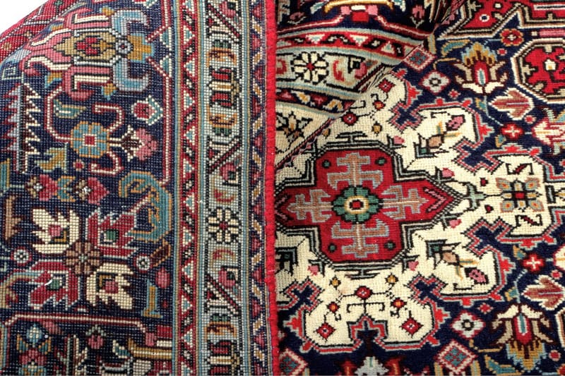 Handknuten Persisk Matta 195x293 cm Kelim - Röd/Mörkblå - Orientaliska mattor - Persisk matta