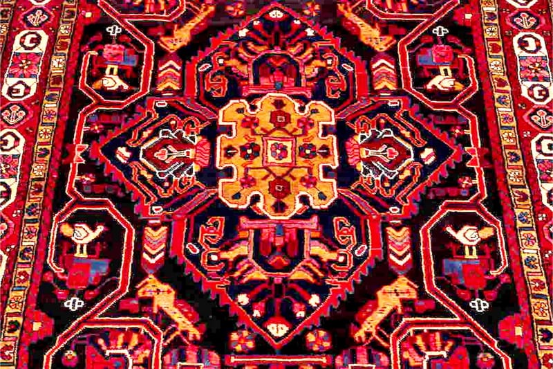 Handknuten Persisk Matta 160x332 cm - Röd/Svart - Orientaliska mattor - Persisk matta