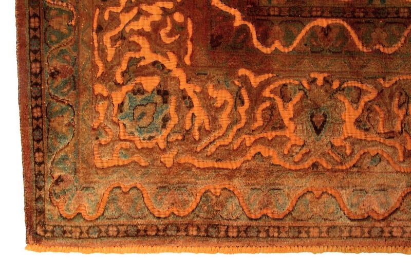 Handknuten Persisk Ullmatta 288x398 cm Vintage - Brun/Orange - Orientaliska mattor - Persisk matta