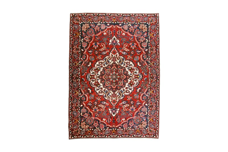 Handknuten Persisk Matta 205x310 cm - Röd/Beige - Orientaliska mattor - Persisk matta