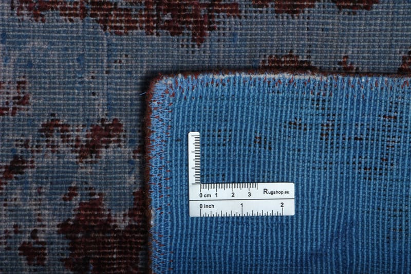 Handknuten Persisk Matta 79x385 cm Vintage - Blå/Röd - Orientaliska mattor - Persisk matta