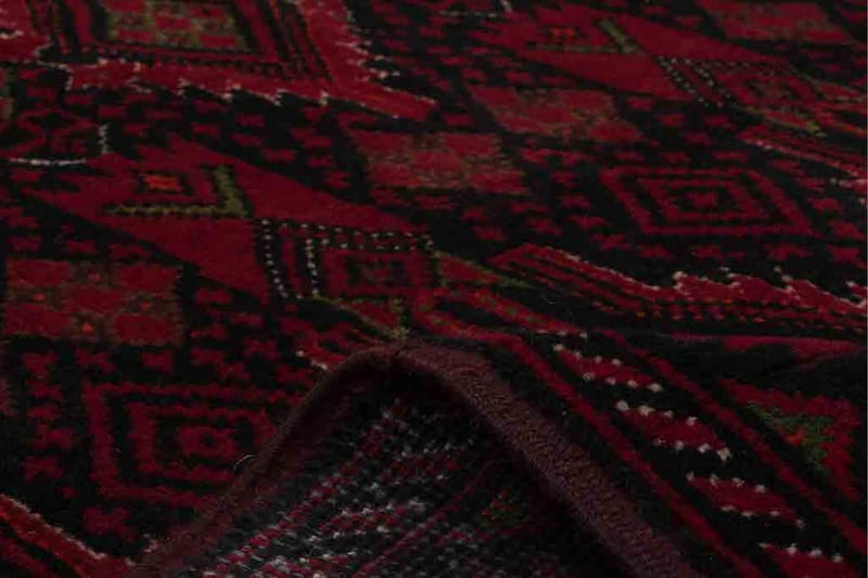 Handknuten Persisk Matta Våg 104x201 cm Kelim - Röd/Svart - Orientaliska mattor - Persisk matta