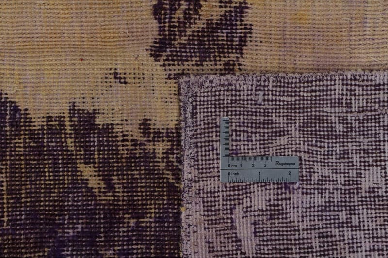 Handknuten Persisk Matta 133x205 cm Vintage - Beige/Lila - Orientaliska mattor - Persisk matta