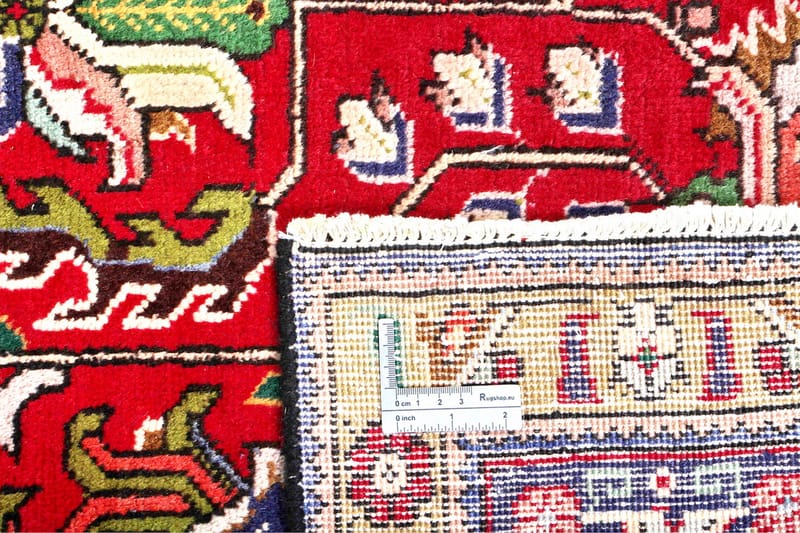 Handknuten Persisk Patchworkmatta 238x349 cm Kelim - Röd/Mörkblå - Orientaliska mattor - Persisk matta