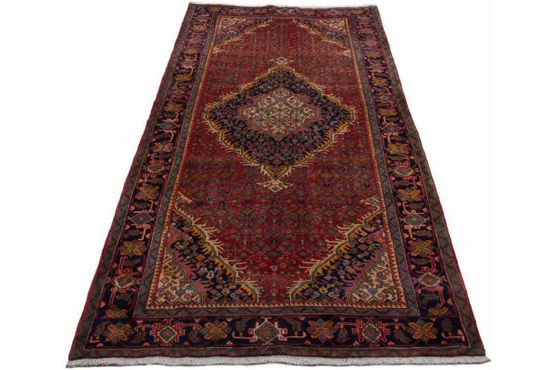 Handknuten Persisk Matta 155x300 cm - Röd/Mörkblå - Orientaliska mattor - Persisk matta