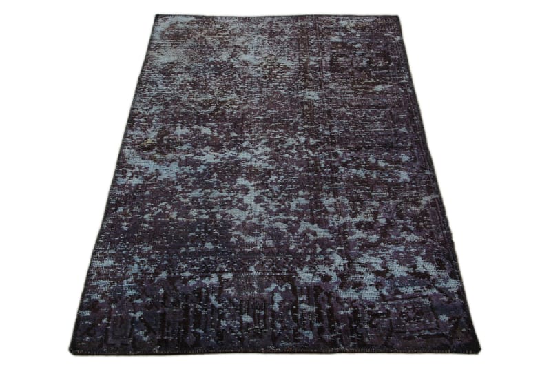 Handknuten Persisk Matta 81x140 cm Vintage - Blå/Lila - Orientaliska mattor - Persisk matta