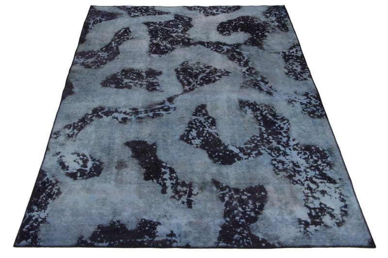 Handknuten Persisk Matta 215x307 cm Vintage - Blå/Mörklila - Orientaliska mattor - Persisk matta