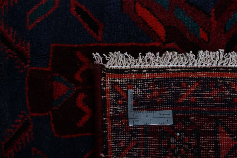 Handknuten Persisk Matta 154x385 cm - Mörkblå/Röd - Orientaliska mattor - Persisk matta