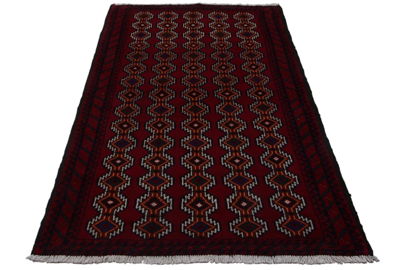 Handknuten Persisk Matta 101x188 cm Kelim - Röd/Svart - Orientaliska mattor - Persisk matta