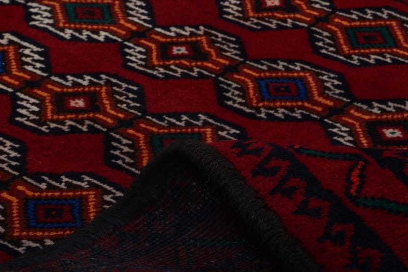 Handknuten Persisk Matta 101x188 cm Kelim - Röd/Svart - Orientaliska mattor - Persisk matta
