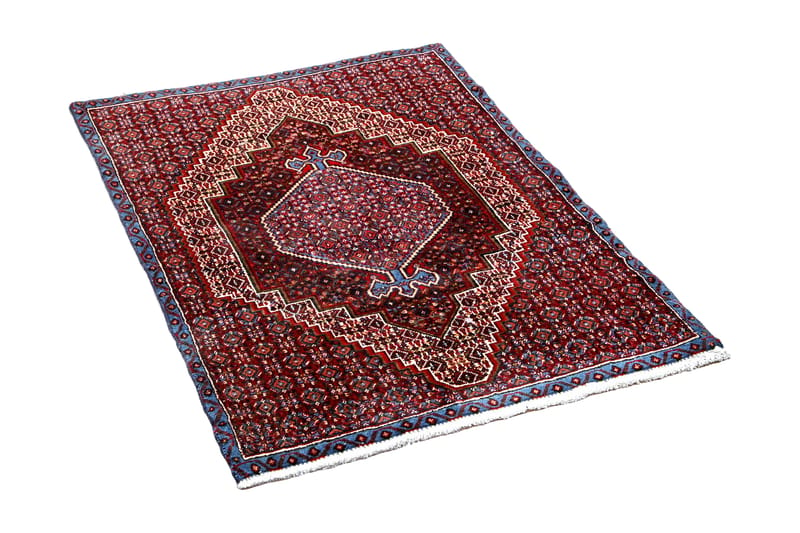 Handknuten Persisk Matta 75x105 cm - Röd/Blå - Orientaliska mattor - Persisk matta