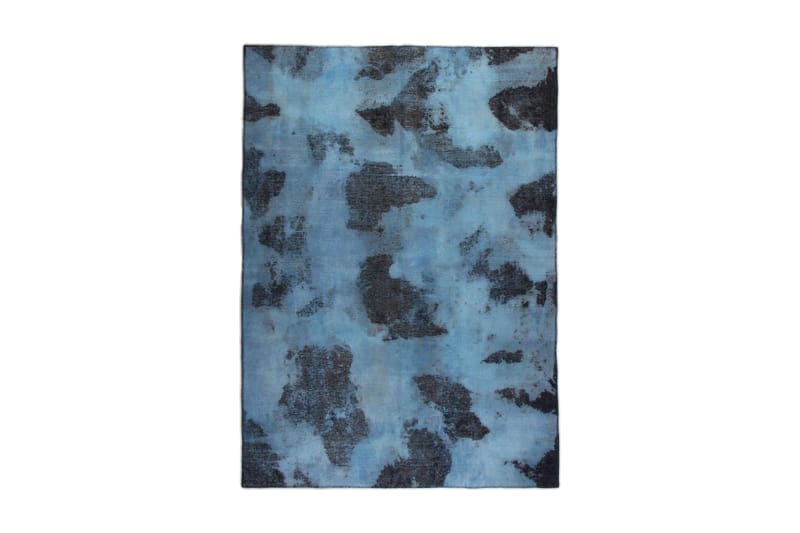 Handknuten Persisk Matta 162x227 cm Vintage - Blå/Mörkgrön - Orientaliska mattor - Persisk matta