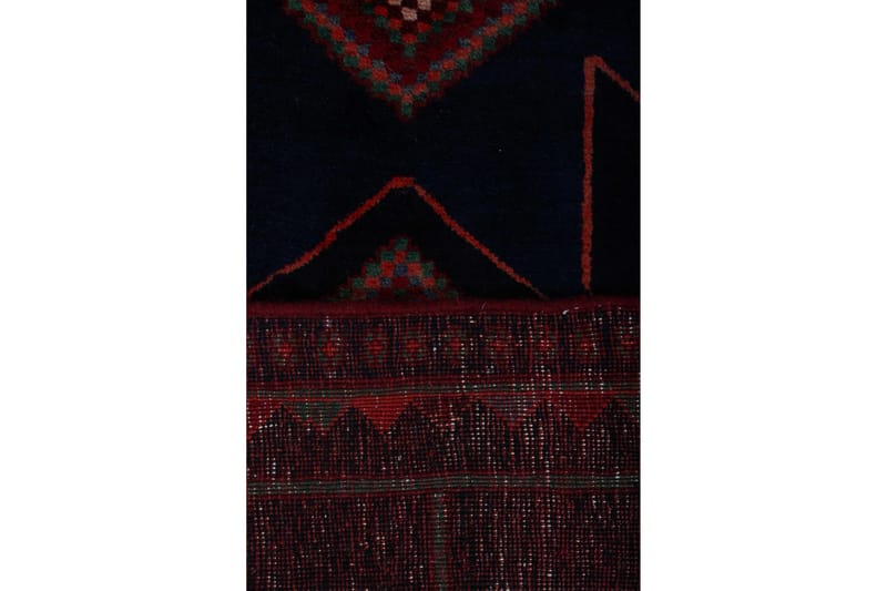 Handknuten Persisk Matta 98x285 cm - Mörkblå/Röd - Orientaliska mattor - Persisk matta