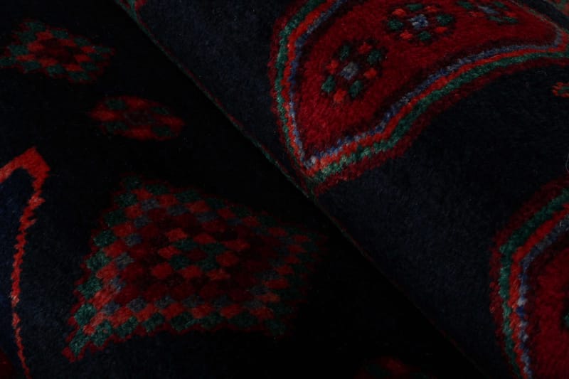 Handknuten Persisk Matta 98x285 cm - Mörkblå/Röd - Orientaliska mattor - Persisk matta