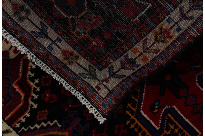 Handknuten Persisk Matta 132x279 cm - Röd/Mörkblå - Orientaliska mattor - Persisk matta