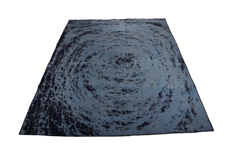 Handknuten Persisk Ullmatta 259x327 cm Vintage - Mörkblå/Blå - Orientaliska mattor - Persisk matta