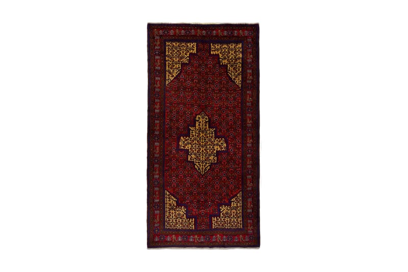 Handknuten Persisk Matta 158x311 cm - Röd/Gul - Orientaliska mattor - Persisk matta