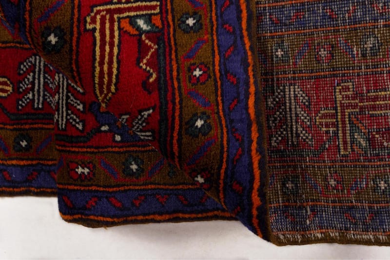 Handknuten Persisk Matta 158x311 cm - Röd/Gul - Orientaliska mattor - Persisk matta
