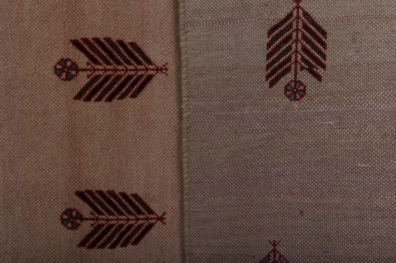 Handknuten Persisk Ullmatta 100x150 cm Kelim - Beige/Rosa - Orientaliska mattor - Persisk matta