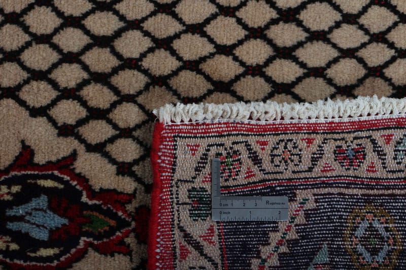 Handknuten Persisk Matta Varni 146x376 cm Kelim - Beige/Mörkblå - Orientaliska mattor - Persisk matta