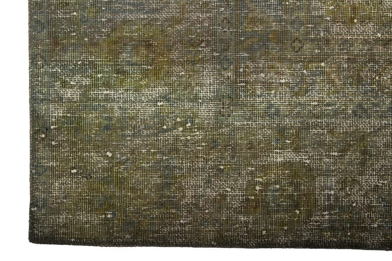 Handknuten Persisk Ullmatta 280x398 cm Vintage - Grön - Orientaliska mattor - Persisk matta