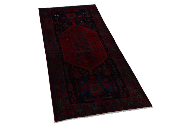 Handknuten Persisk Matta 128x305 cm - Mörkblå/Röd - Orientaliska mattor - Persisk matta