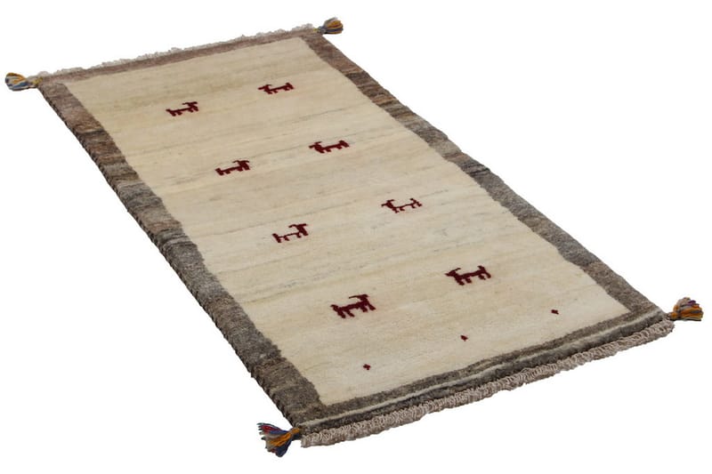 Handknuten Persisk Ullmatta 63x123 cm Kelim - Beige - Orientaliska mattor - Persisk matta