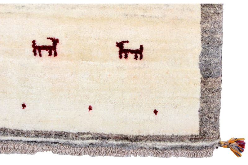 Handknuten Persisk Ullmatta 63x123 cm Kelim - Beige - Orientaliska mattor - Persisk matta