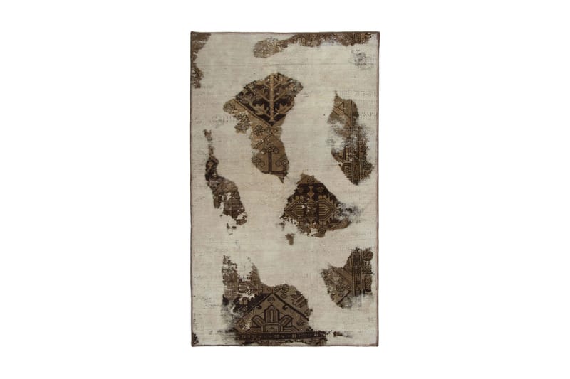 Handknuten Persisk Matta 123x208 cm Vintage - Beige/Brun - Orientaliska mattor - Persisk matta