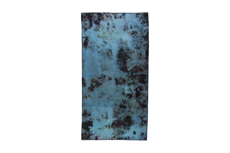 Handknuten Persisk Matta 102x200 cm Vintage - Blå/Mörkblå - Orientaliska mattor - Persisk matta