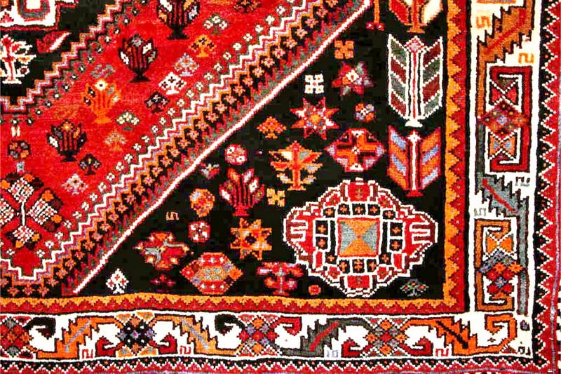 Handknuten Persisk Matta 179x253 cm - Röd/Beige - Orientaliska mattor - Persisk matta