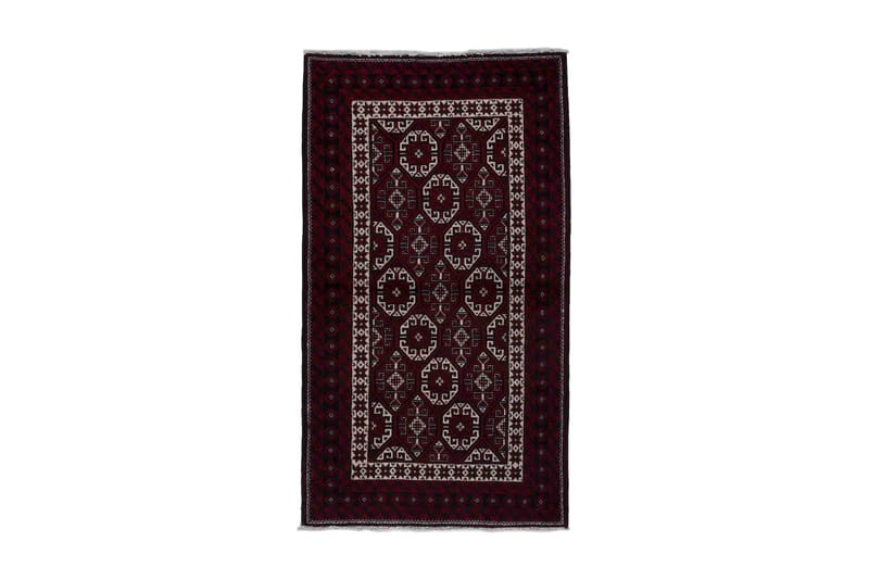 Handknuten Persisk Matta Våg 102x190 cm Kelim - Röd/Svart - Orientaliska mattor - Persisk matta