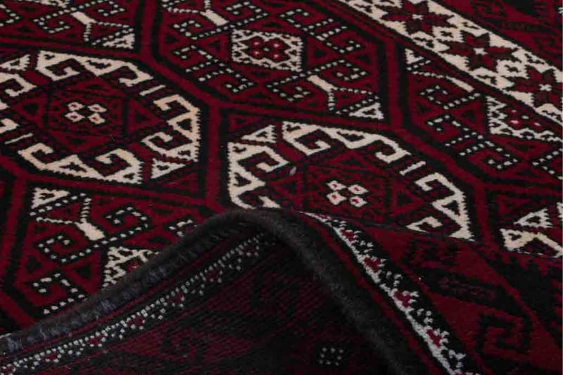 Handknuten Persisk Matta Våg 102x190 cm Kelim - Röd/Svart - Orientaliska mattor - Persisk matta