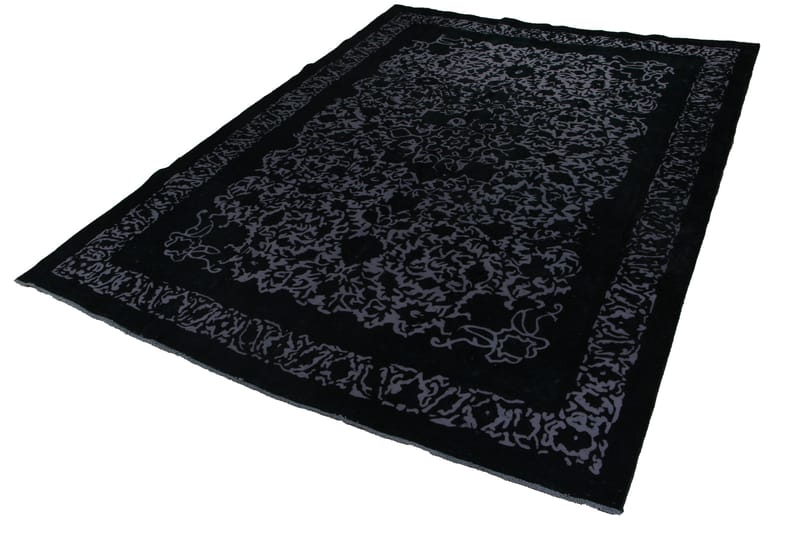 Handknuten Persisk Ullmatta 282x385 cm Vintage - Mörkgrön - Orientaliska mattor - Persisk matta