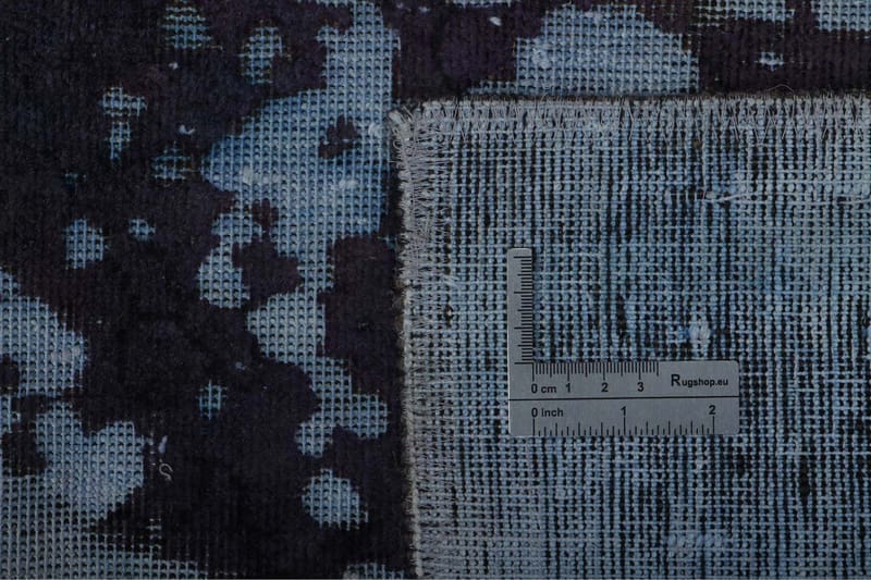 Handknuten Persisk Matta 114x188 cm Vintage - Blå/Mörkgrön - Orientaliska mattor - Persisk matta