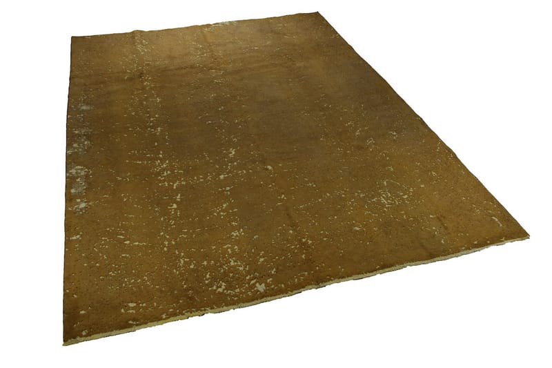 Handknuten Persisk Ullmatta 299x382 cm Vintage - Senap - Orientaliska mattor - Persisk matta