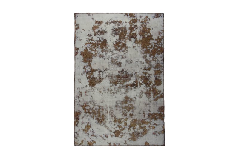 Handknuten Persisk Matta 110x164 cm Vintage - Beige/Brun - Orientaliska mattor - Persisk matta