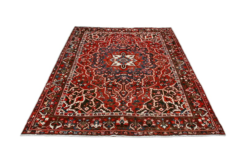 Handknuten Persisk Matta 306x386 cm - Röd/Mörkblå - Orientaliska mattor - Persisk matta