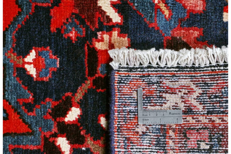 Handknuten Persisk Matta 306x386 cm - Röd/Mörkblå - Orientaliska mattor - Persisk matta